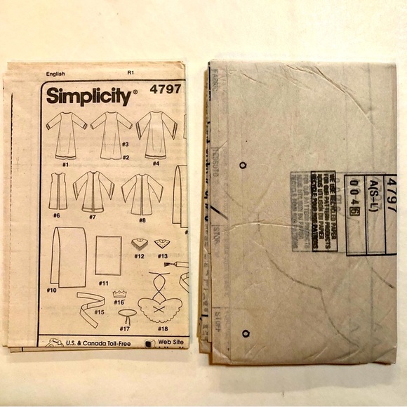 Simplicity 4797 Kids Nativity Characters Uncut Sewing Pattern (S,M,L) - Picture 4 of 8